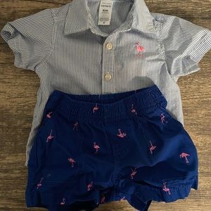6 month boy short set, Carter’s